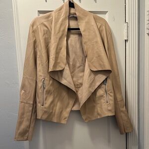 Bagatelle Women's Tan Leather Jacket